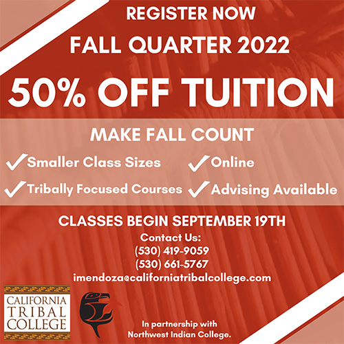 Tribal College Fall Registration | NCIDC