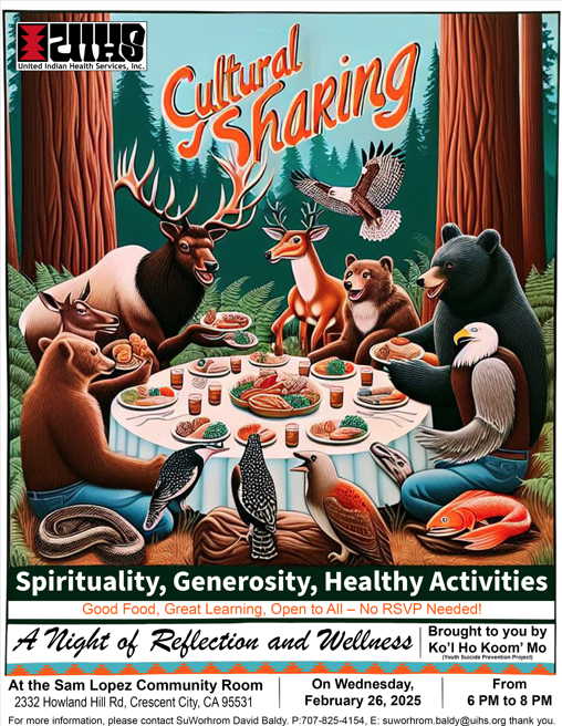 Cultural Sharing Dinner Flyer