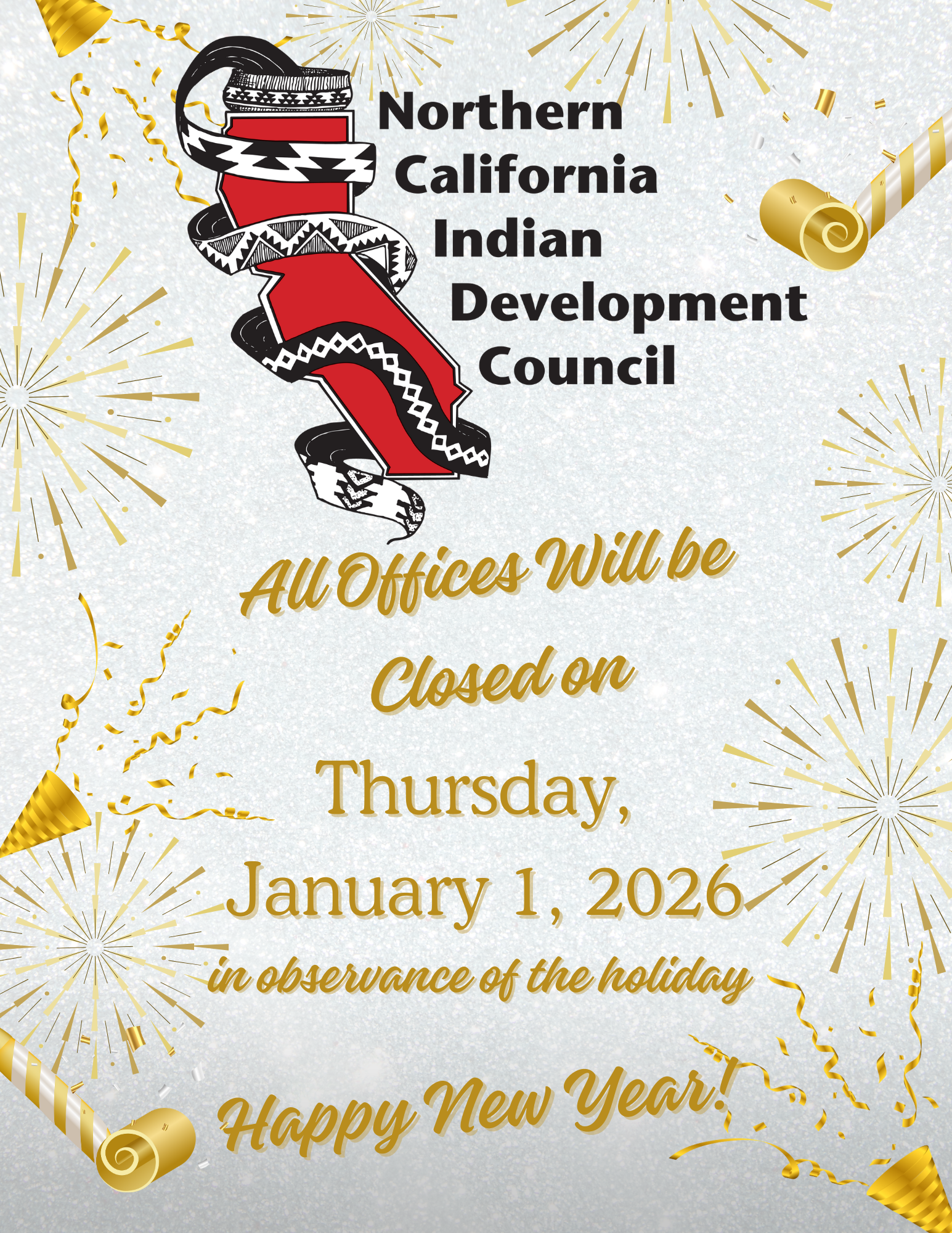 NCIDC Holiday hours Flyer